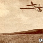 600-m-Flug des Jungsfliegers SCHUMANN am 26. Februar 1928