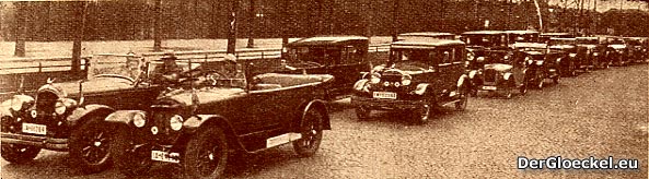 Anfahrt des DDAC im Jahr 1928